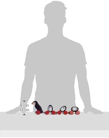 SMALL FOOT 2492 Zabawka Do Ciągnięcia - Rodzina Pingwinów - obrazek 4