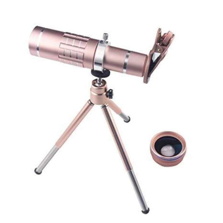 Teleskopowy Obiektyw 18X zoom HX-1821 Różowy - obrazek 2