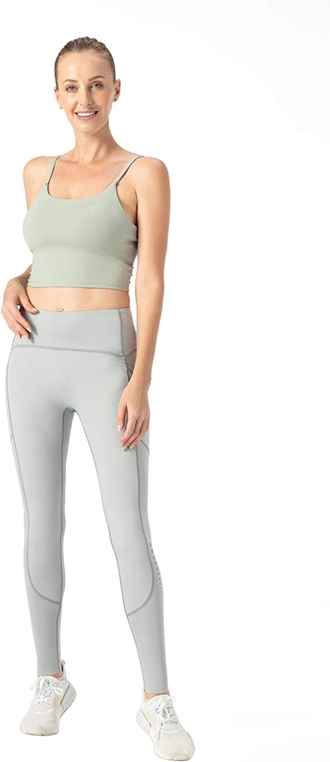 TOMSHOO Legginsy fitness z kieszeniami - obrazek 2