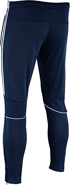 Męskie czarne dresy z lampasem BAUMWOLLE - obrazek 4