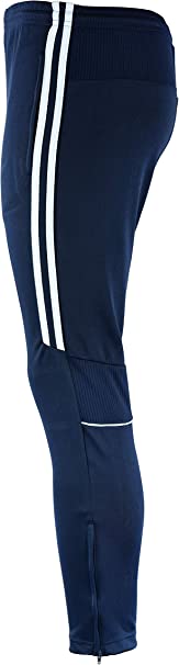 Męskie czarne dresy z lampasem BAUMWOLLE - obrazek 3