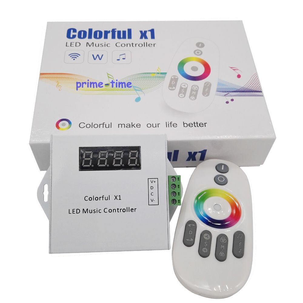 STEROWNIK+PILOT X1 DO TAŚM RGB MAGIC MUZYCZNY