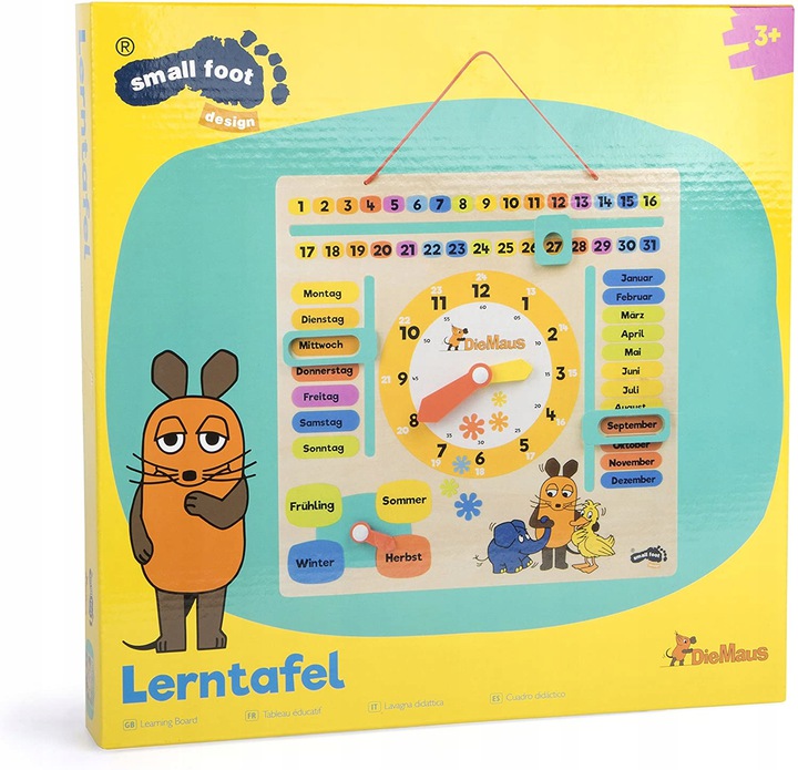 Tablica do nauki czasu dat Small Foot 10496 - obrazek 2