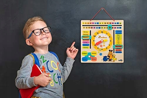 Tablica do nauki czasu dat Small Foot 10496 - obrazek 3