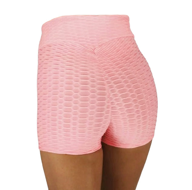 Spodenki fitness pudrowy róż S