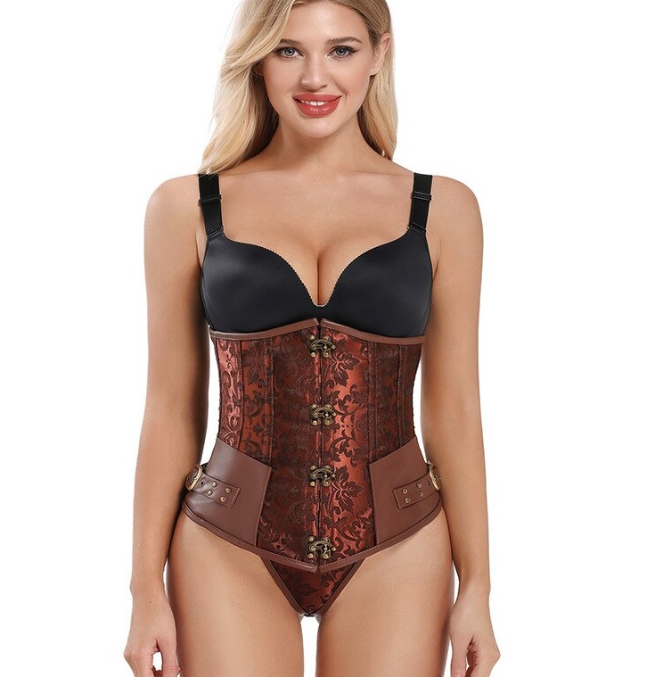 Wzorzysty gorset w stylu Średniowiecznym - obrazek 2