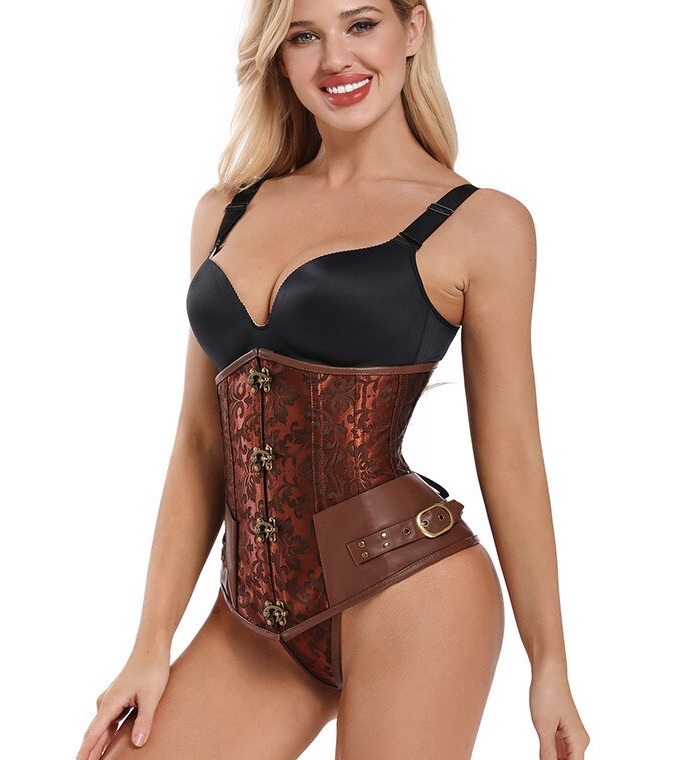 Wzorzysty gorset w stylu Średniowiecznym - obrazek 3