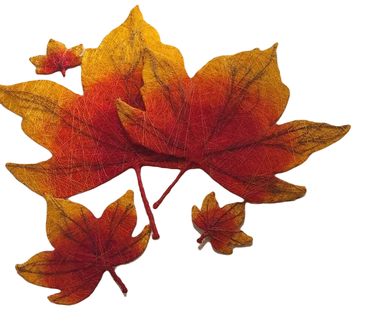 DEKORACYJNE LIŚCIE KLONU 5SZT