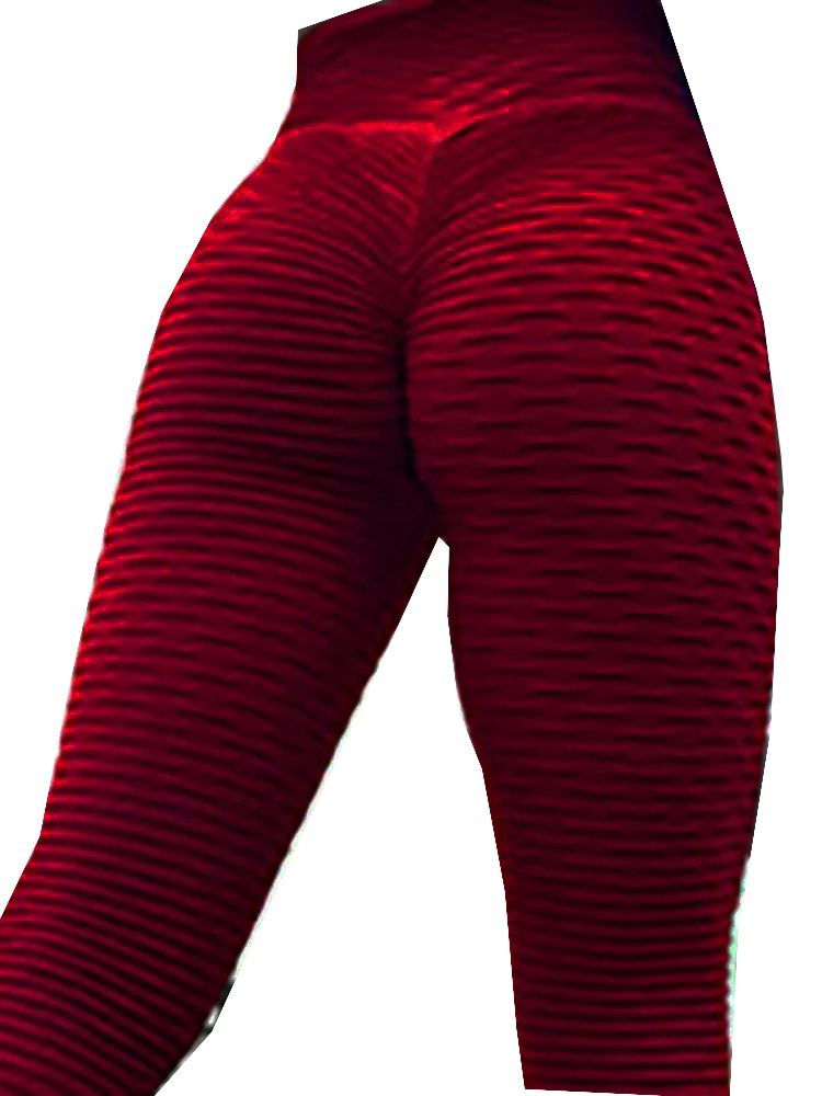 Legginsy fitness czerwone SPORT3318