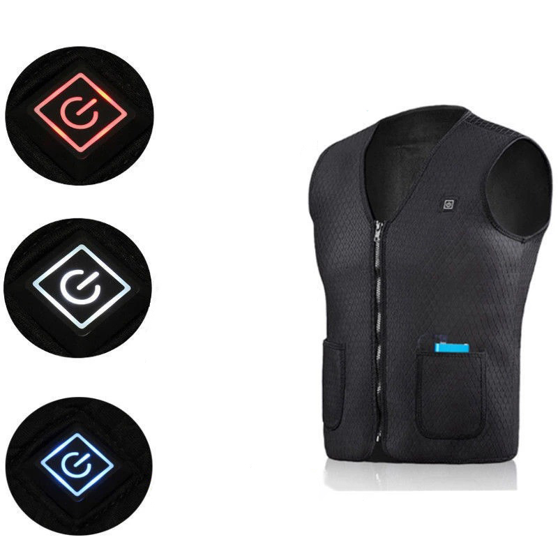 Neoprenowa męska kamizelka podgrzewana na USB - obrazek 5
