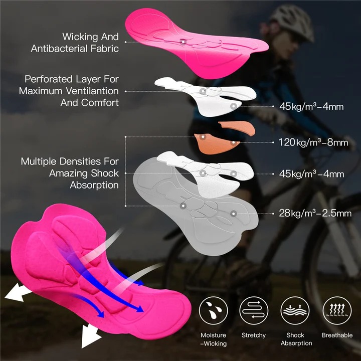 SOUKE SPORTS Spodenki rowerowe z wkładką rozm. XL - obrazek 4