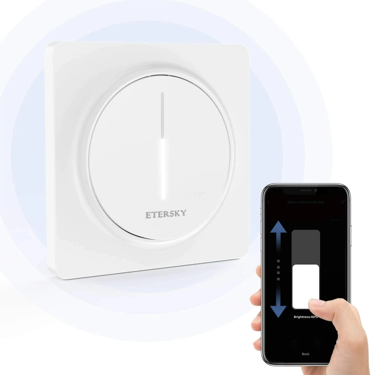 Inteligentny włącznik światła Etersky Tuya