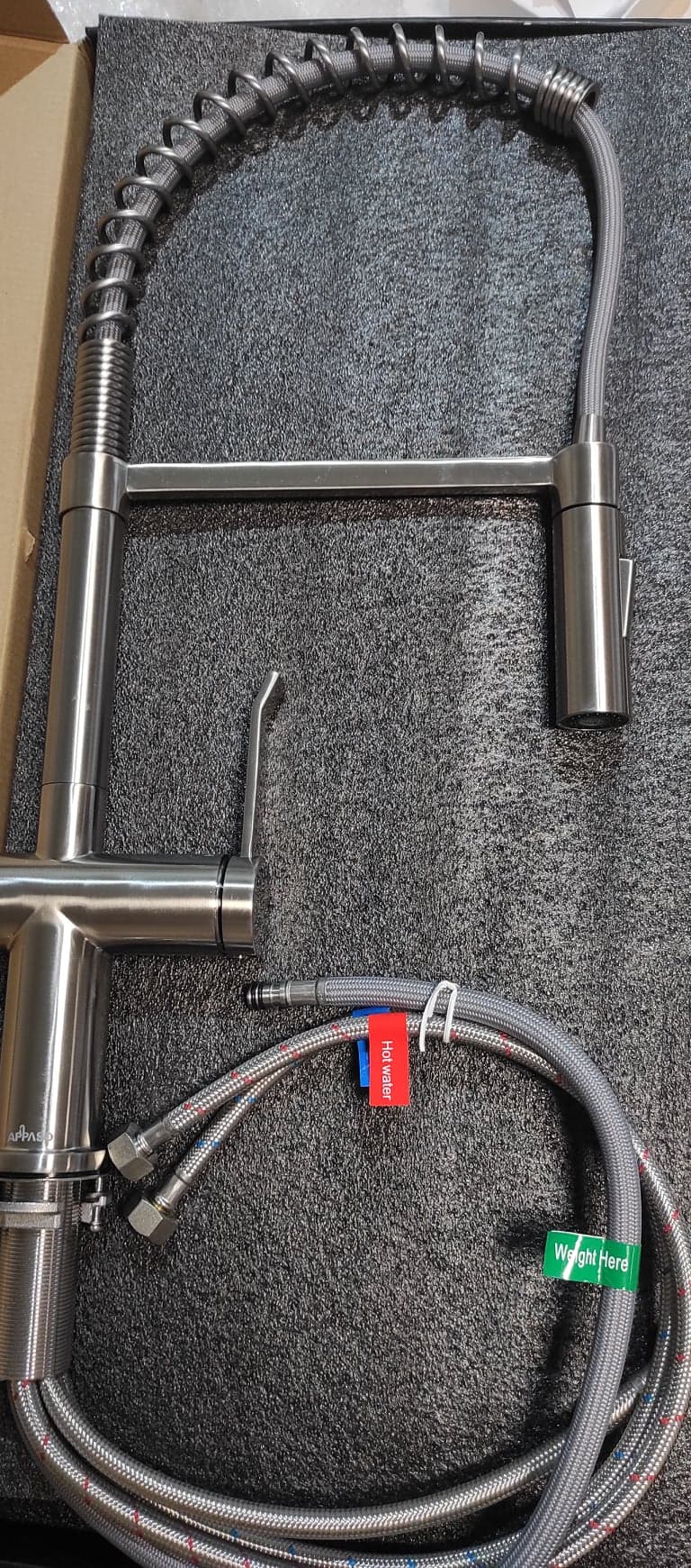 Kran bateria kuchenna APPASO z wyciąganą wylewką - obrazek 4