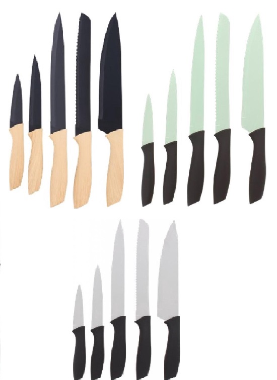 Zestaw 5 noży metalicznych Wilkinson