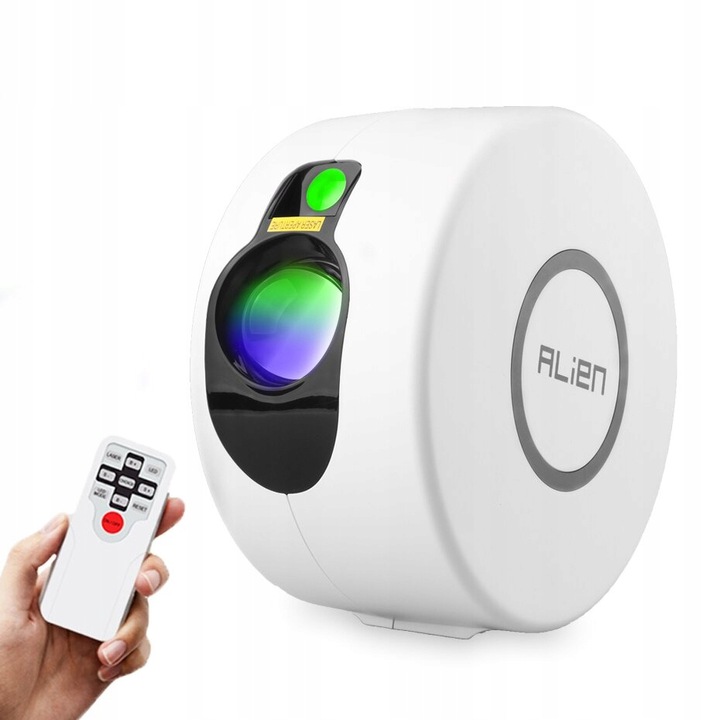 LASEROWY PROJEKTOR GWIAZD LAMPKA ALIEN STAR GALAXY - obrazek 5