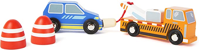 Small Foot 10806 Drewniany zestaw serwisowy do holowania - obrazek 3