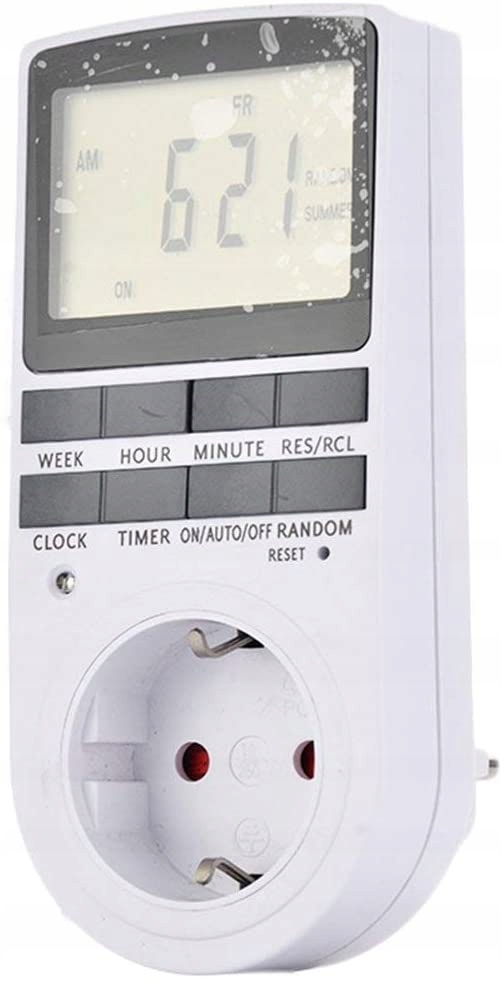 ELEKTRONICZNY CYFROWY WŁĄCZNIK CZASOWY KWE-TM02-EU - obrazek 2