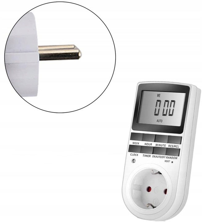 ELEKTRONICZNY CYFROWY WŁĄCZNIK CZASOWY KWE-TM02-EU