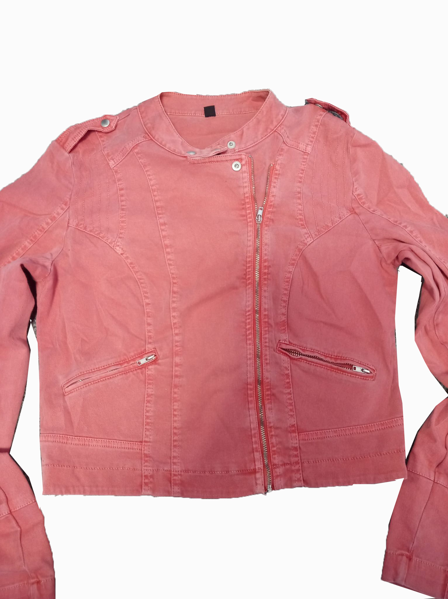 Jeasnowa damska ramoneska KURTKA332 - obrazek 2