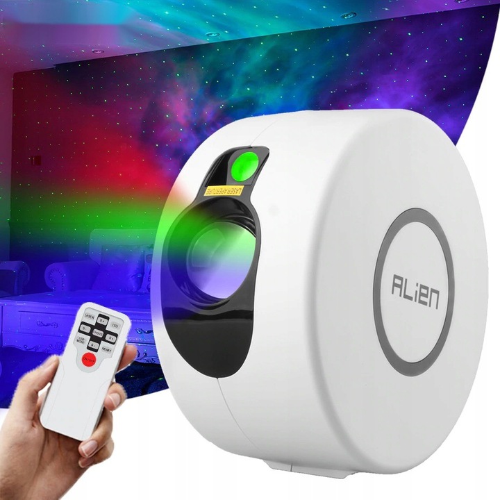 LASEROWY PROJEKTOR GWIAZD LAMPKA ALIEN STAR GALAXY - obrazek 7