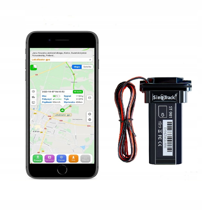 Lokalizator GPS do samochodu motocykla łodzi ST901
