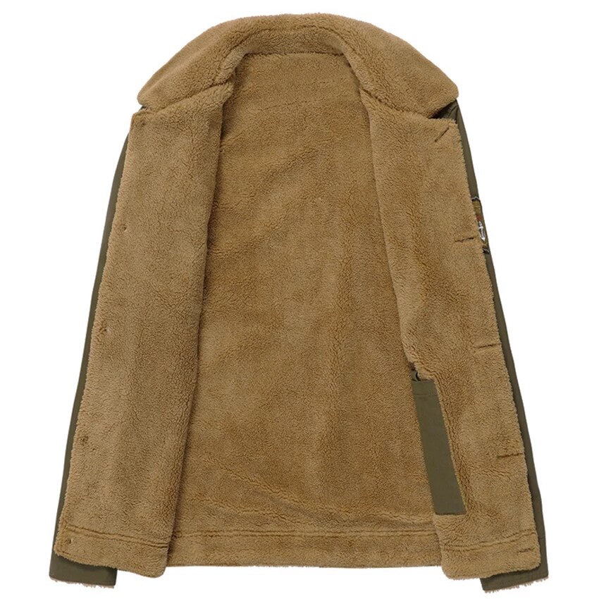 Męska kurtka parka podszyta polarem - obrazek 2