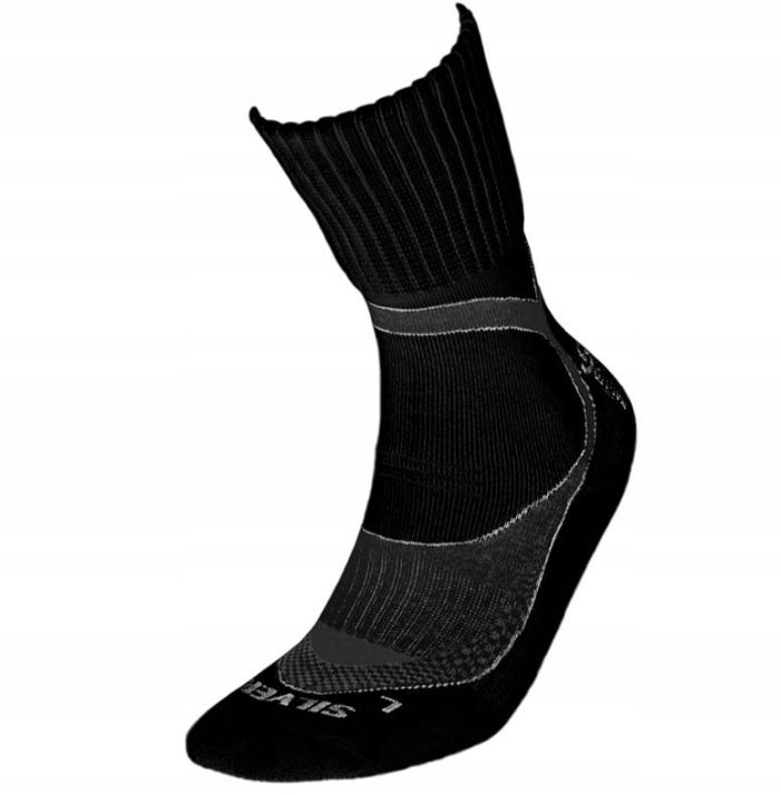 SKARPETY TREKKING DEODORANT SILVER CZARNE 35-37