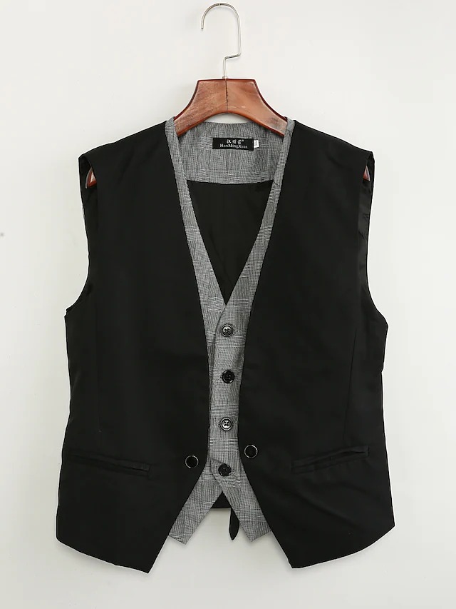 Kamizelka jednorzędowa w stylu CASUAL - obrazek 2