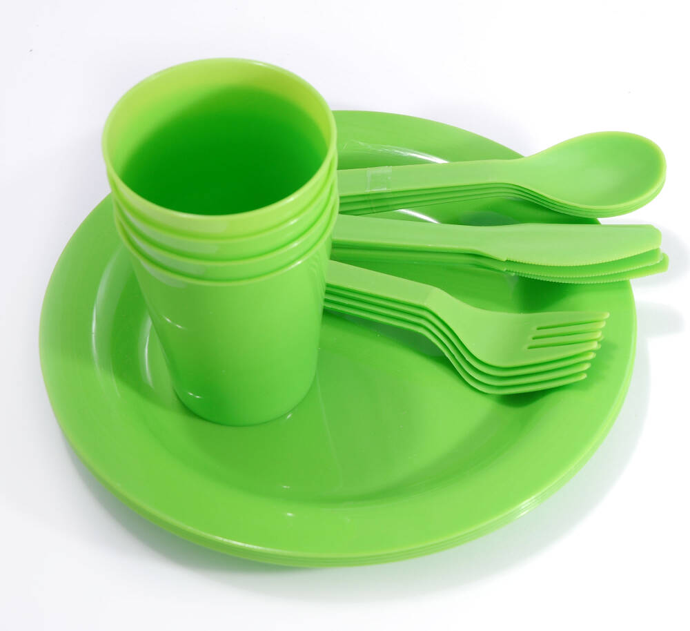 Zestaw naczyń turystycznych Rockland Piknik Plus - 20-elementów - obrazek 3