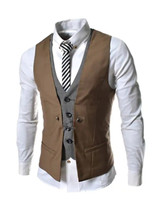 Kamizelka jednorzędowa na co dzień - obrazek 2