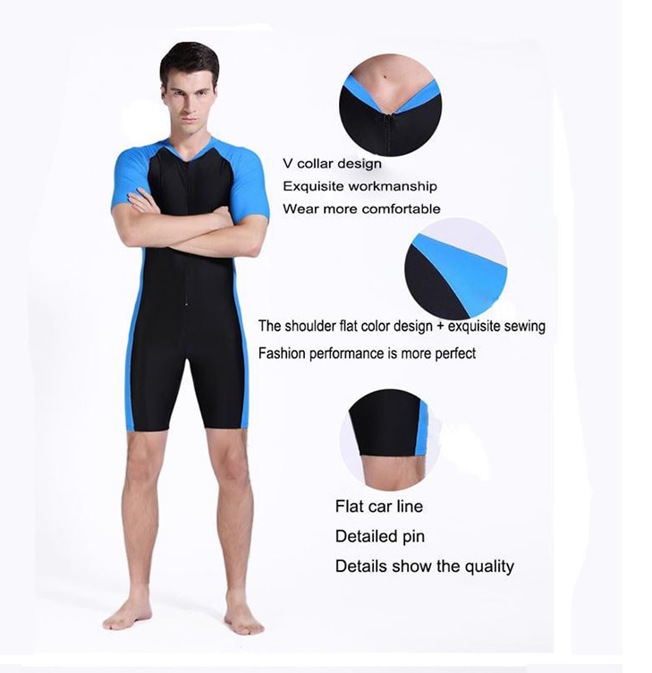 SBART kombinezon z krótkim rękawem do pływania - obrazek 3