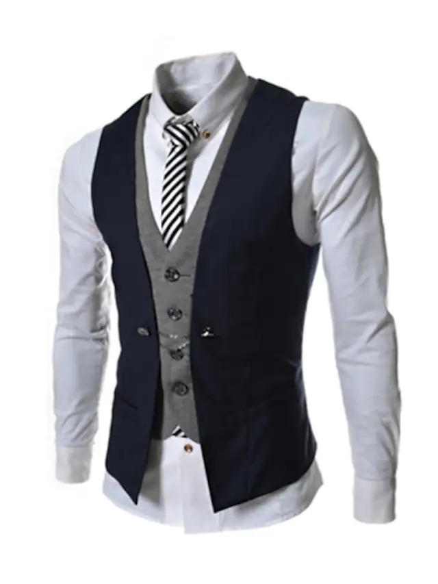 Kamizelka jednorzędowa na co dzień