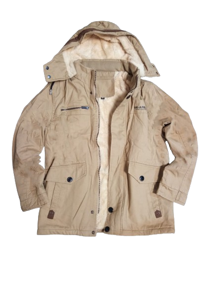 Beżowa ocieplana kurtka WE-ARS