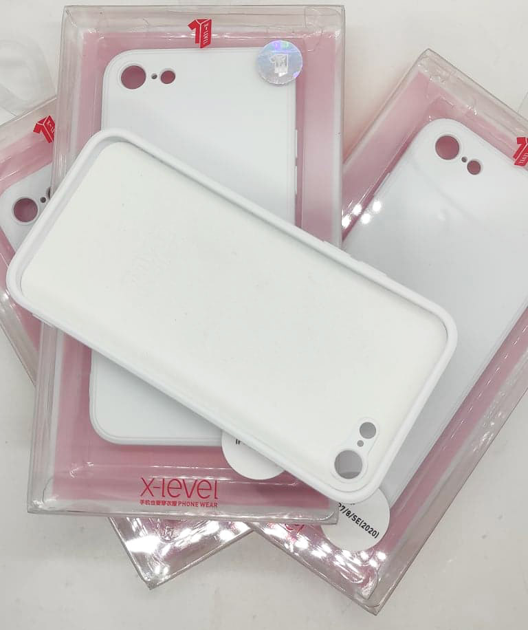 ETUI X-LEVEL DO AP iP7/8/SE 2020 SYLIKONOWE WHITE - obrazek 2