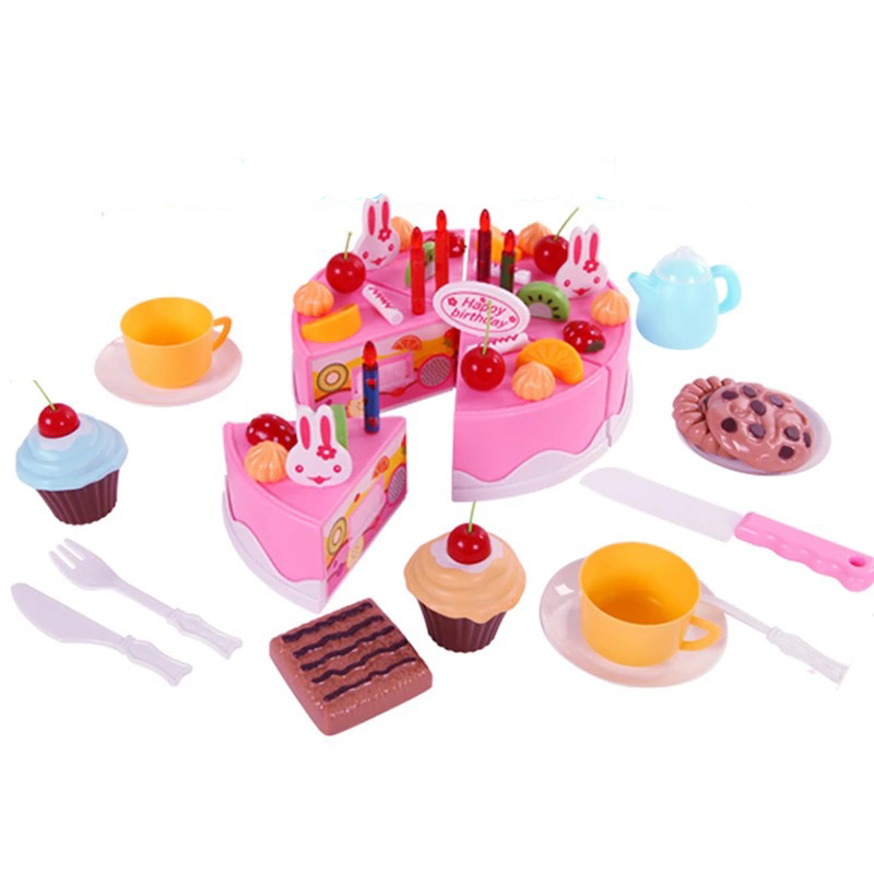 Tort Urodzinowy do Krojenia Dla Dzieci 54 Elementy