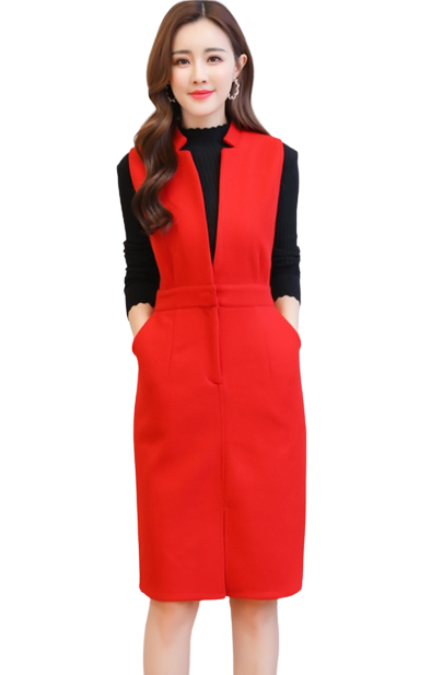 Wizytowa sukienka bez rękawów Casual