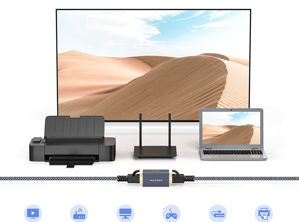 Łącznik RJ45 Snowkids 5 szt - obrazek 4