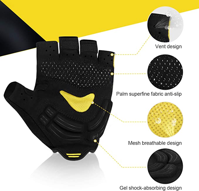 4UMOR Rękawice rowerowe bez palców - obrazek 2