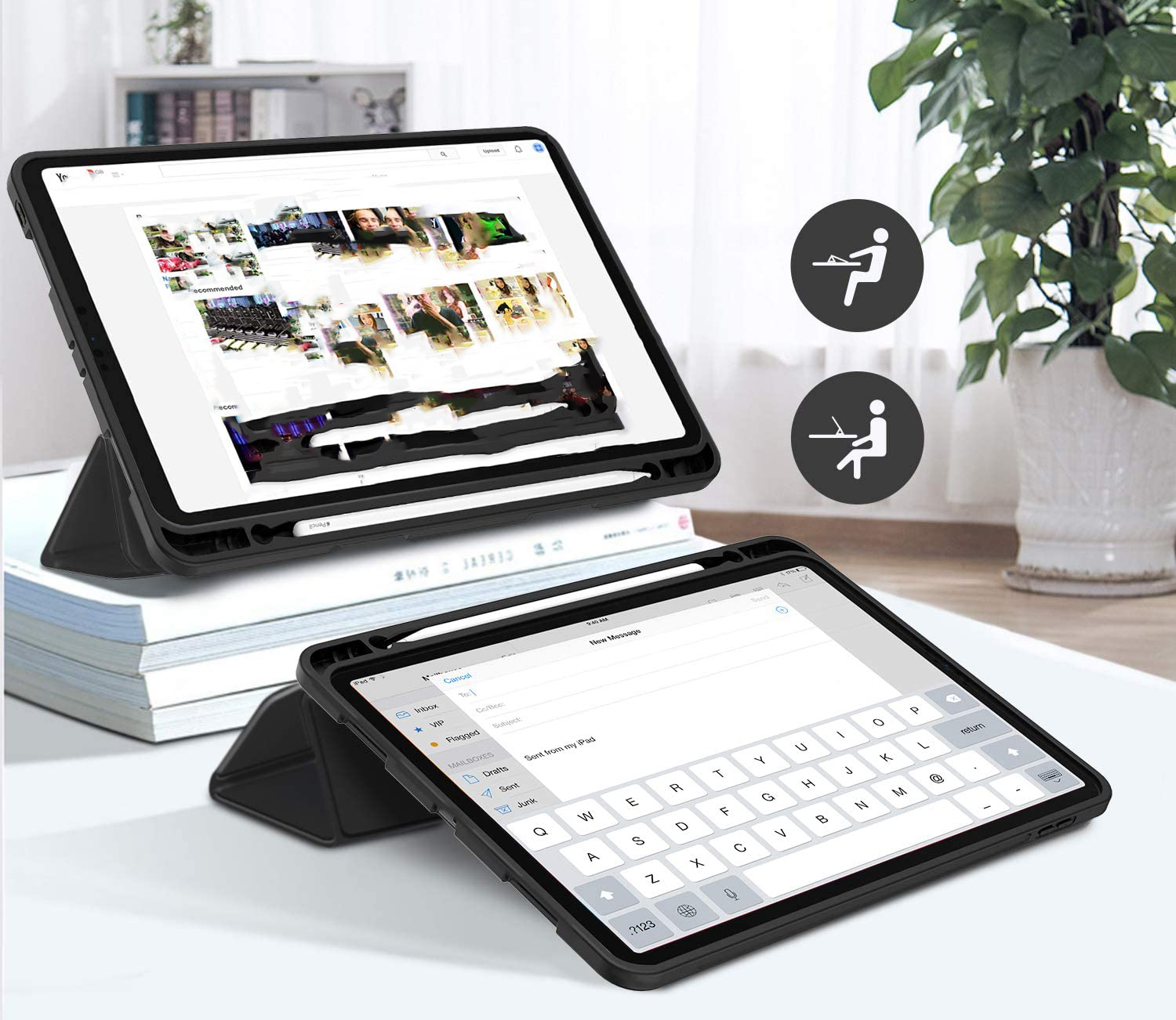 EasyAcc Szkło Hartowane+Etui Kompatybilne z iPad Pro 11 - obrazek 6