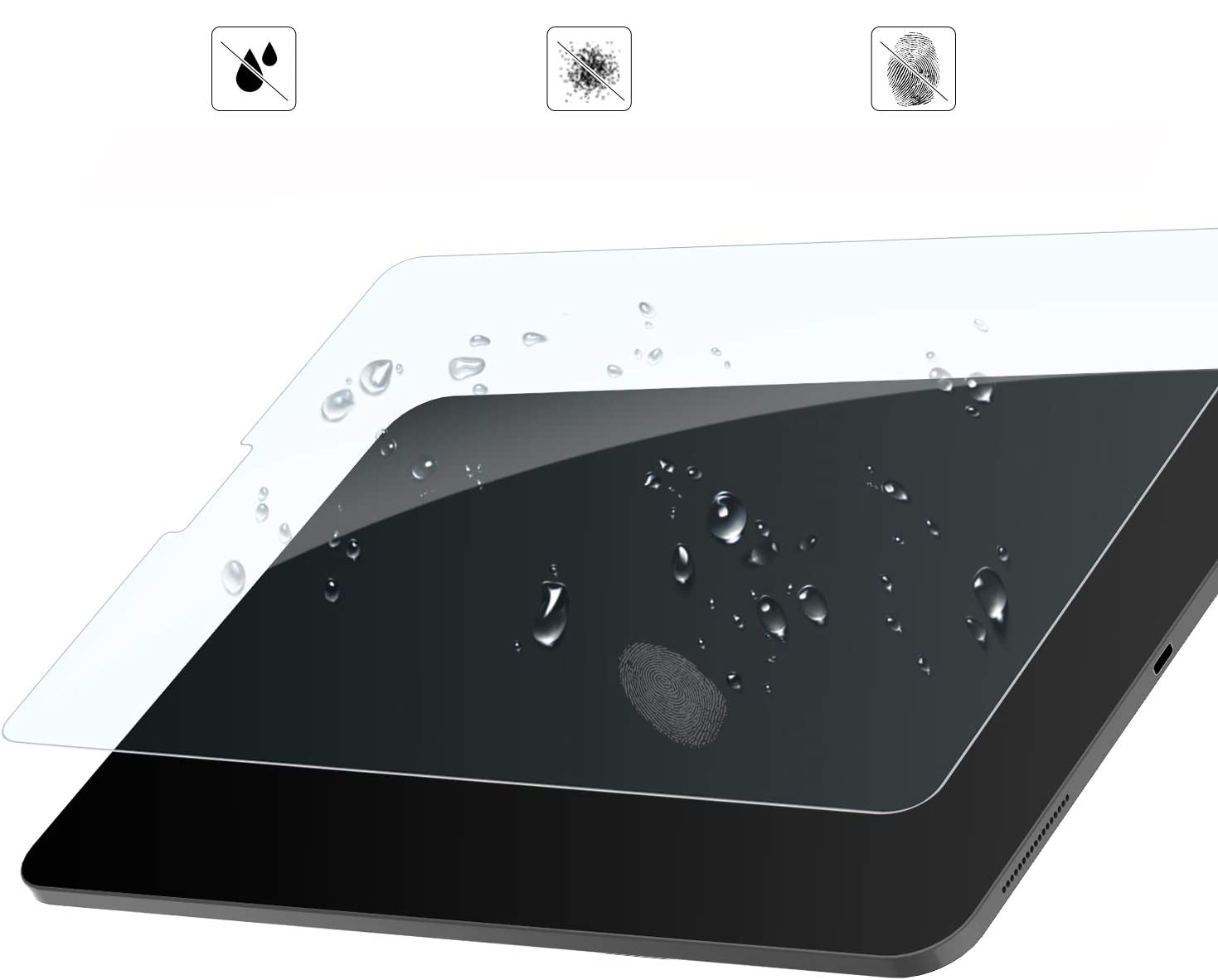 EasyAcc Szkło Hartowane+Etui Kompatybilne z iPad Pro 11 - obrazek 3