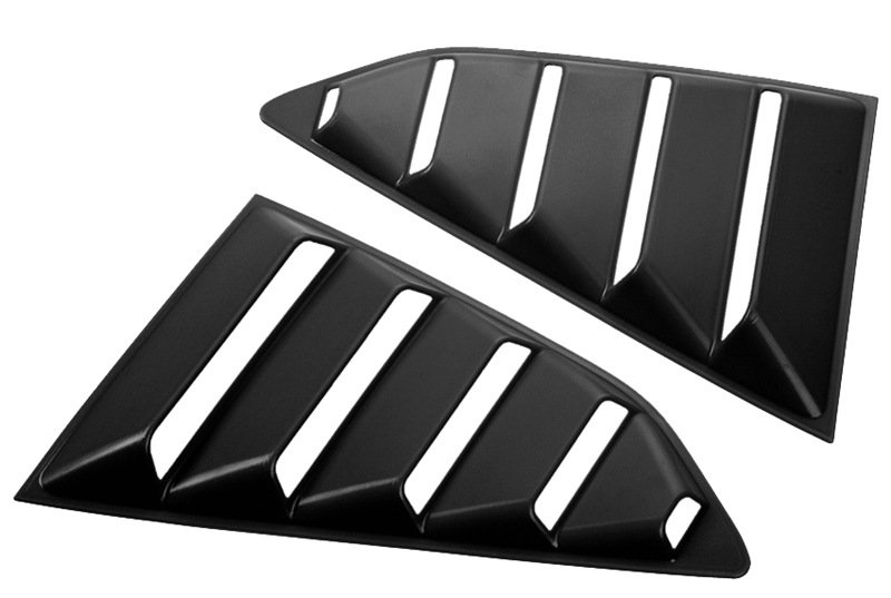 Skrzela nakładki szyb bocznych - otwarte