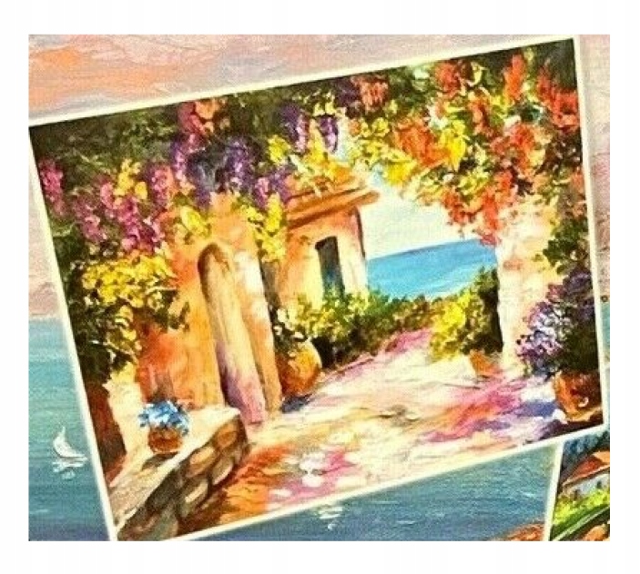 PUZZLE PODWÓJNE 1000 + 500 SZT KRAJOBRAZ ŁÓDKA - obrazek 3