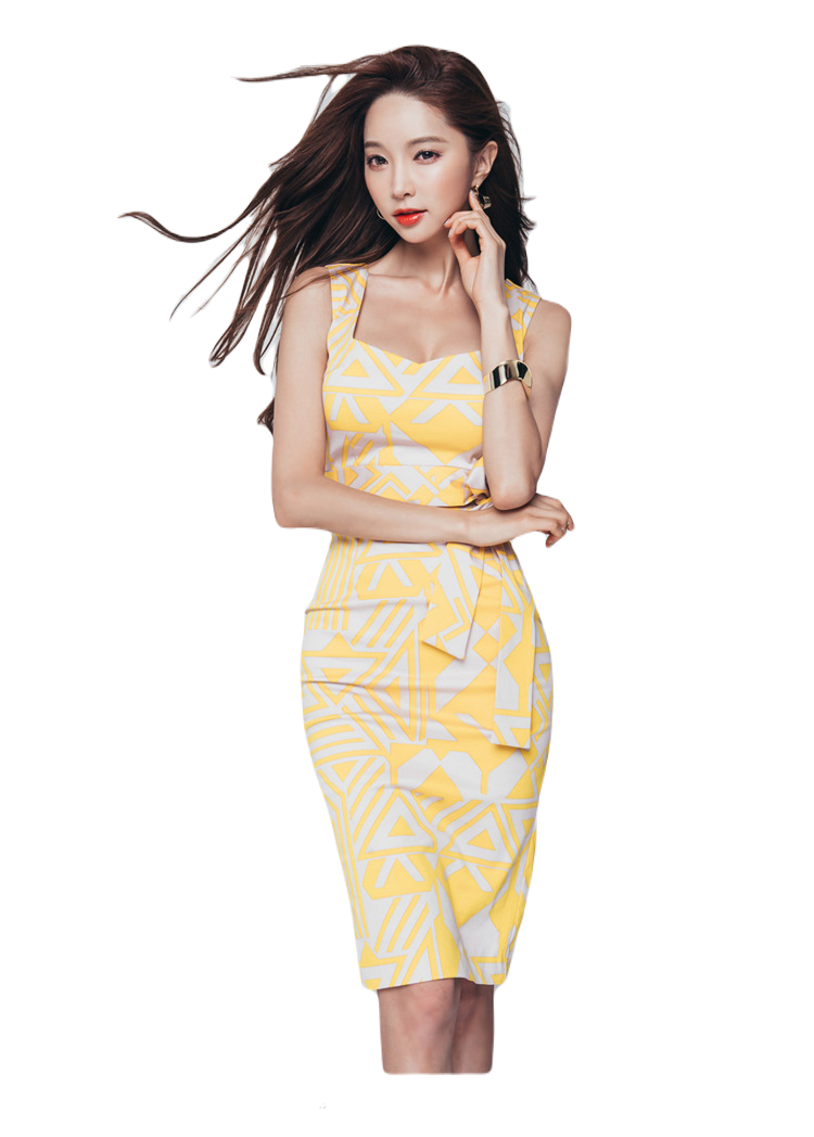 Damska dopasowana sukienka