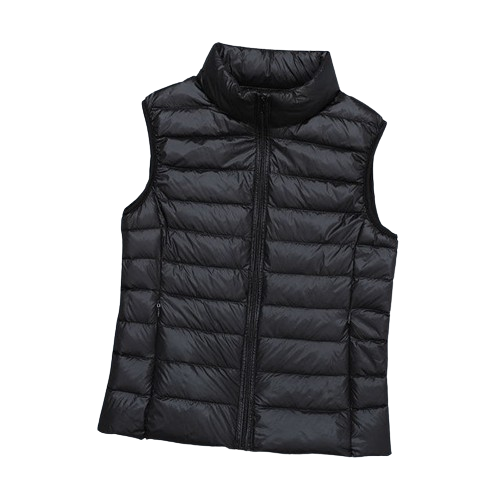 Pikowany ultralekki bezrękawnik damski