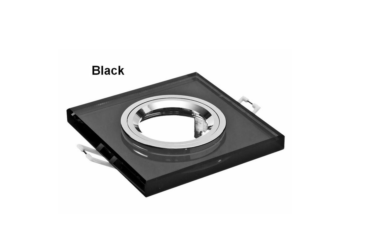 BROLUX Oprawka halogenowa szklana Denzel Black - obrazek 2