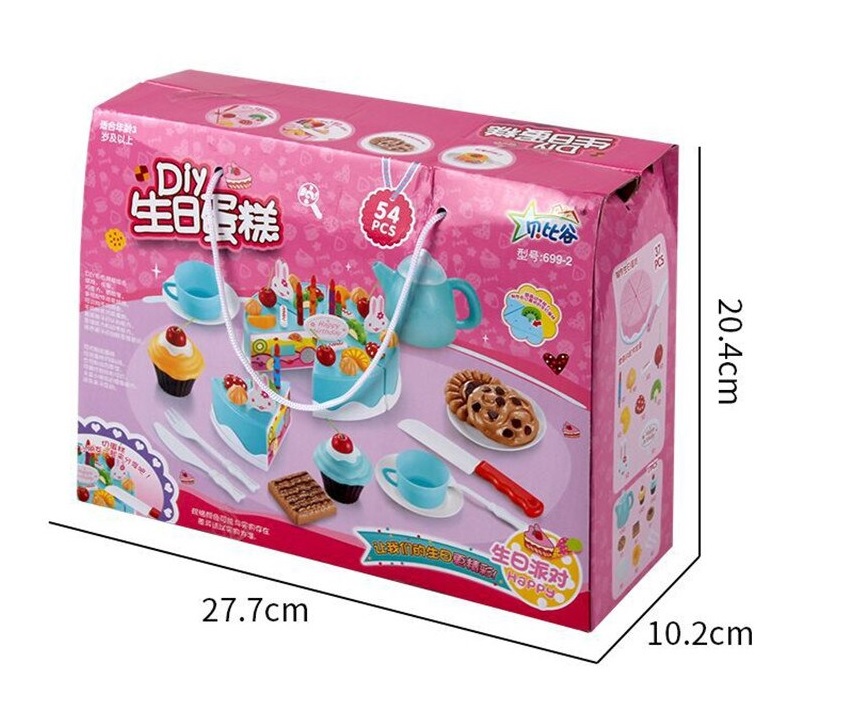 Tort Urodzinowy do Krojenia Dla Dzieci 54 Elementy - obrazek 4