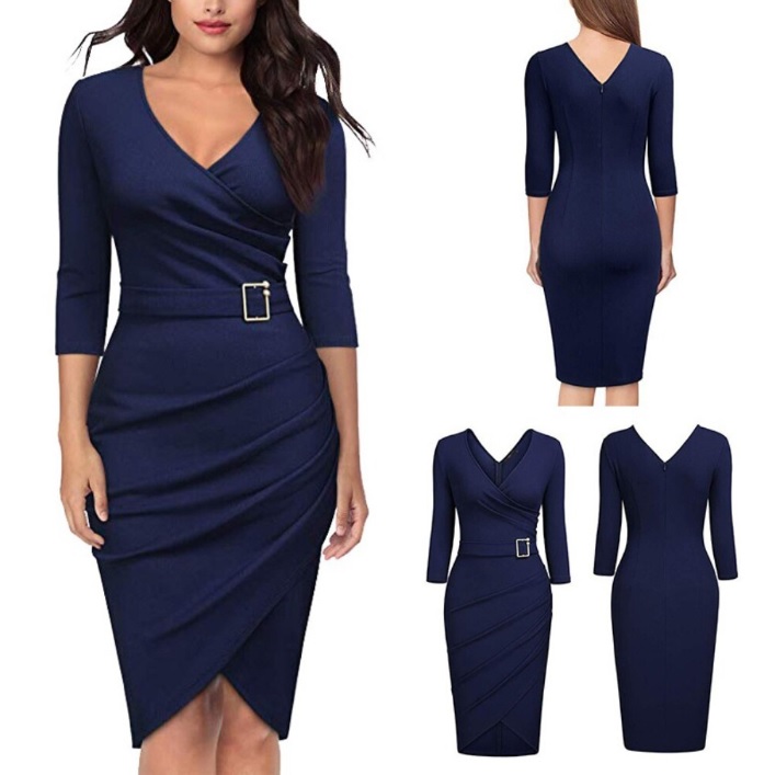 Ołówkowa sukienka Casual - obrazek 2