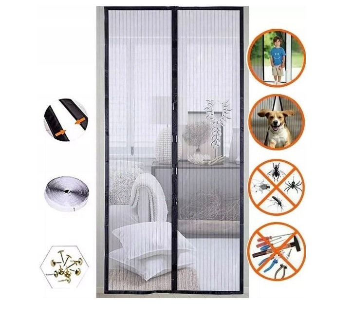 MAGNETIC SCRREN DOOR Moskitiera do drzwi 100x220cm - obrazek 5