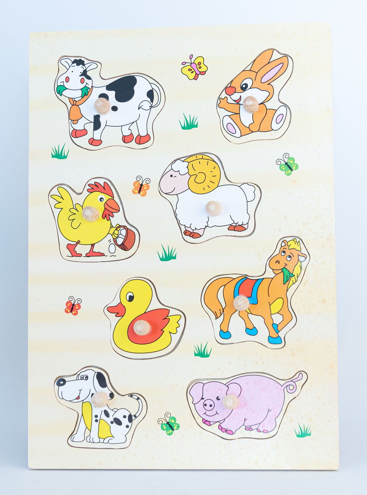 Edukacyjne duże klocki drewniane smallFoot - obrazek 3