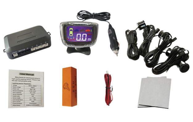 Czujniki Cofania Parkowania 4x sensor LCD